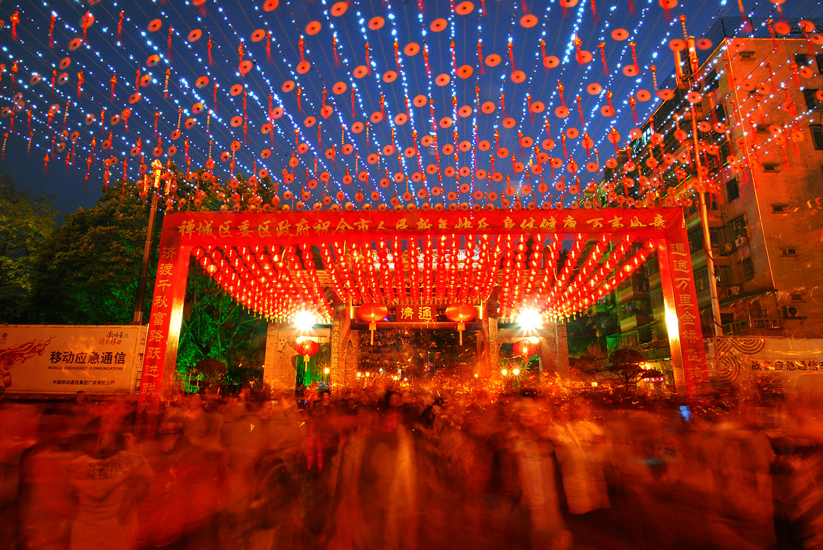 燈火輝煌的通濟橋 燈火輝煌的通濟橋